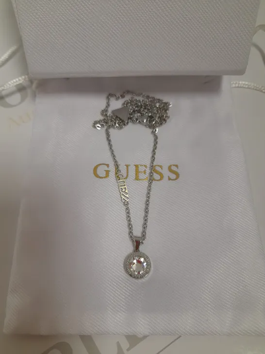 GUESS COLOR MY DAY 16-18" CLEAR CHARM NECKLACE  RRP £49