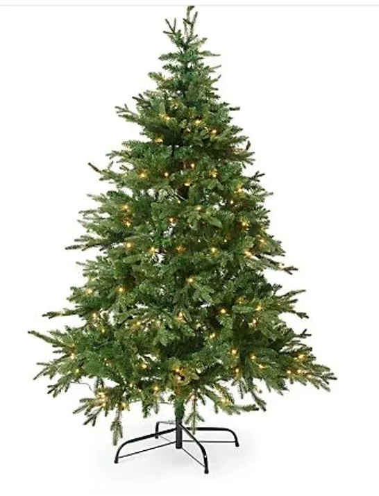 BOXED HOME REFLECTIONS PRE-LIT 6 FOOT CHRISTMAS TREE - COLLECTION ONLY