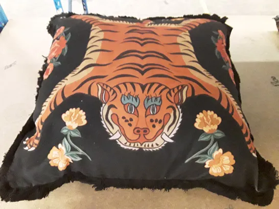 TIBETAN TIGER 55×55CM POLY FILLED CUSHION 