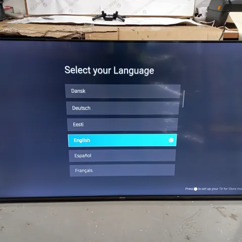 HISENSE E7HQTUK 55" SMART 4K ULTRA HD HDR QLED TV - COLLECTION ONLY