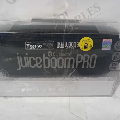 JUICEBOOMPRO PORTABLE BLUETOOTH SPEAKER 