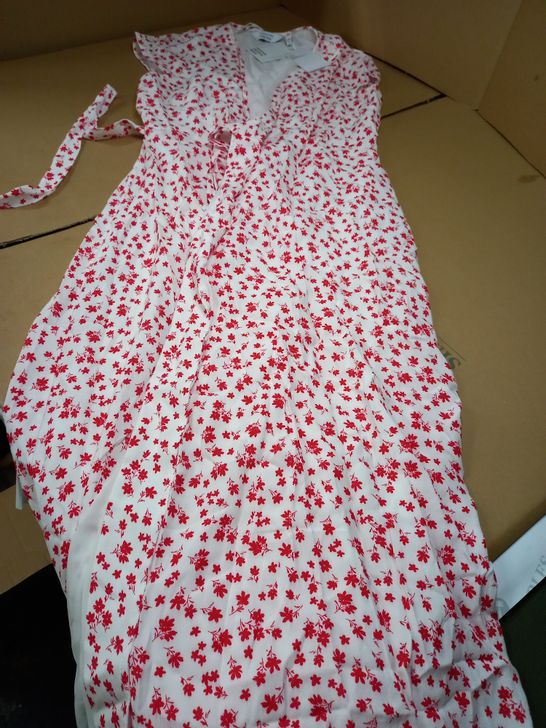 &OTHER STORIES WHITERED FLORAL WRAP AROUND DRESS 