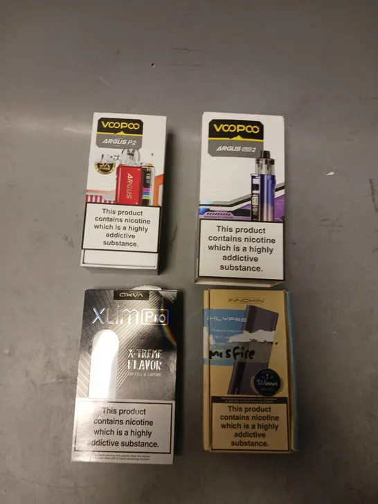 APPROXIMATELY 20 VAPES & E-CIGARETTES TO INCLUDE INNOKIN KLYPSE, OXVA XLIM PRO, VOOPOO PRO 2 ETC