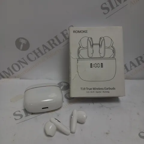 BOXED ROMOKE T19 TRUE WIRELESS EARBUDS 