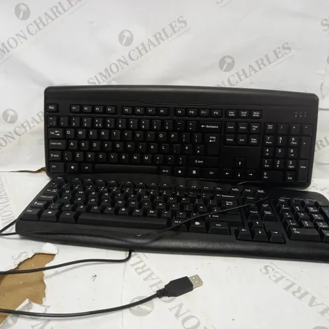 BOX OF 2 ONN WIRELESS KEYBOARDS