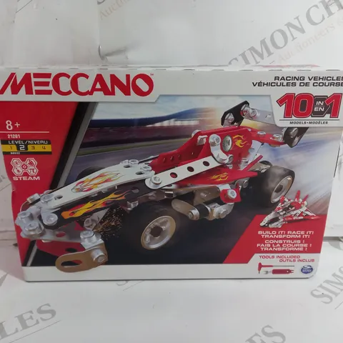 BOXED MECCANO RACING VEHICLES 10 IN 1 - 21201