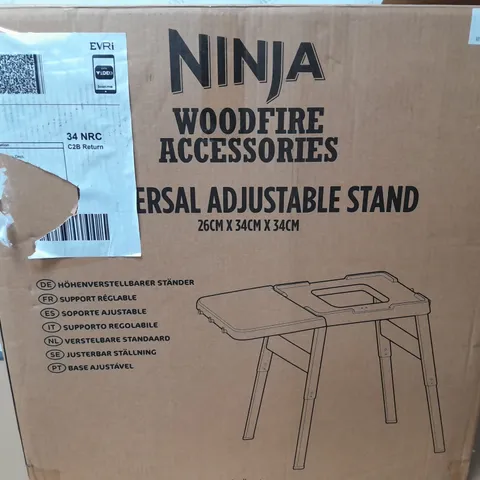 BOXED NINJA WOODFIRE UNIVERSAL STAND 66CM  X 86CM X 107CM - COLLECTION ONLY