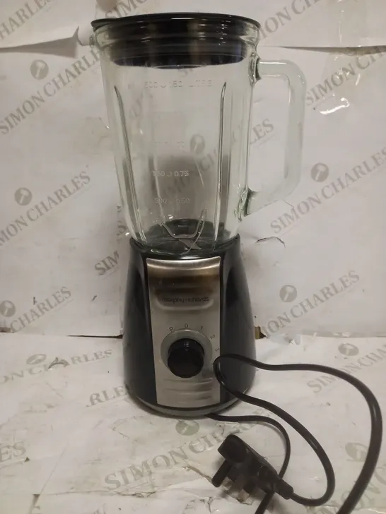 MORPHY RICHARDS TOTAL CONTROL GLASS TABLE BLENDER