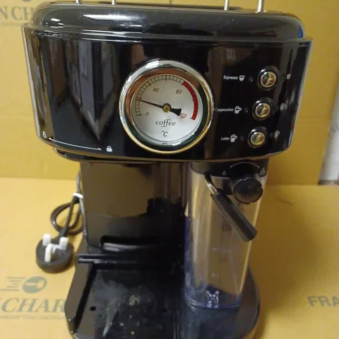 SWAN RETRO ONE TOUCH ESPRESSO MACHINE BLACK