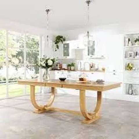 PAVILION OAK 180-225CM EXTENDING DINING TABLE (1 OF 2 BOXES)