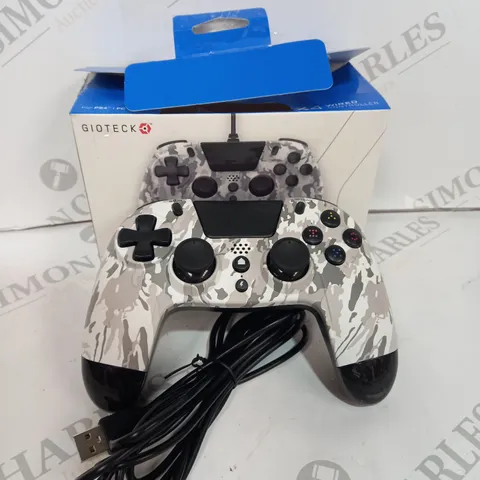 BOXED PS4 GIOTECK WIRED CONTROLLER