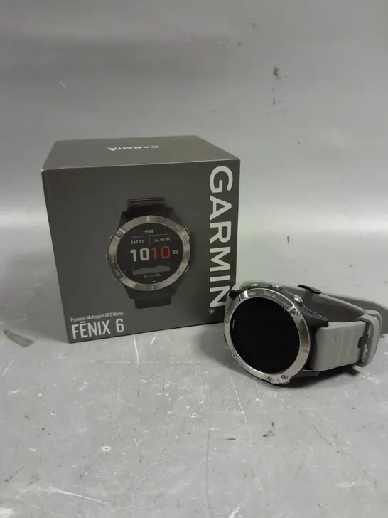 BOXED GARMIN FENIX 6 MULTISPORT GPS WATCH 