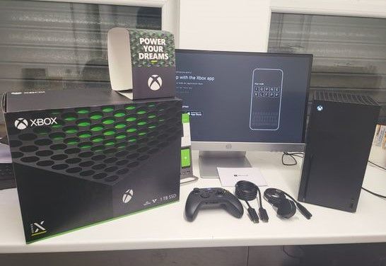 BOXED XBOX SERIES X 1TB SSD 4K 120 FPS VIDEO GAMES CONSOLE