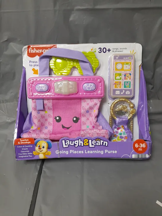 FISHER-PRICE LAUGH & LEARN GOING PLACES LEARNING PURSE RRP £19.99