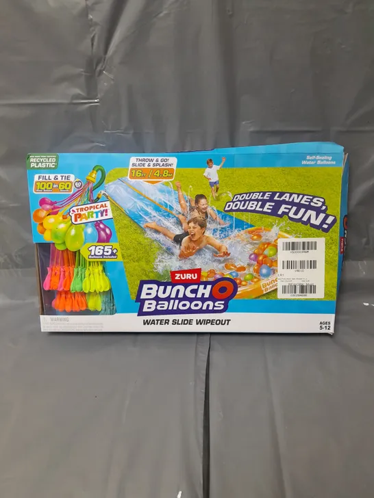 BOXED BUNCHO BALLOONS WATER SLIDE WIPEOUT 