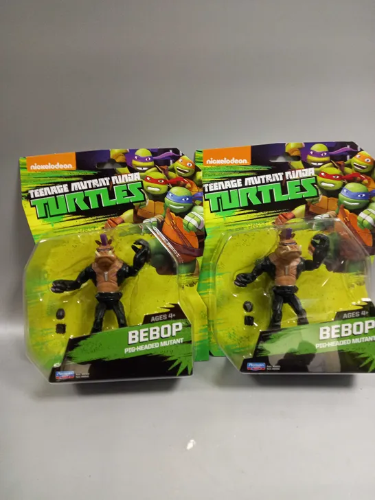 2 X ACTION FIGURE BEBOP MULTI BY TEENAGE MUTANT NINJA TURTLES