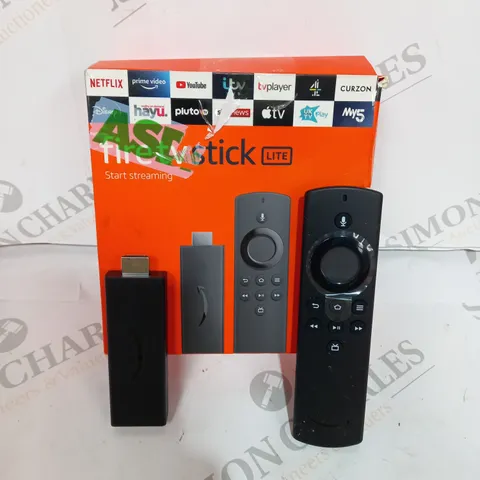 BOXED AMAZON FIRE TV STICK LITE