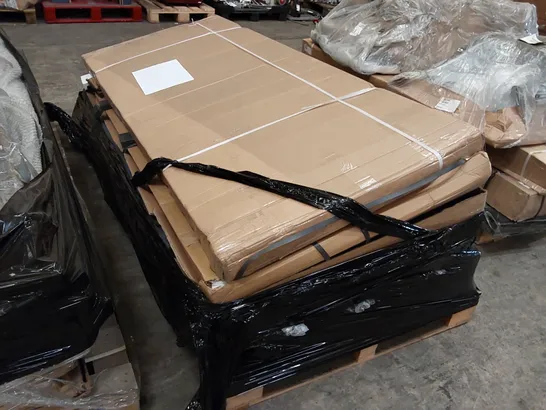 PALLET OF ASSORTED BATHROOM FURNITURE/FITTINGS PARTS INCLUDING; PAVO SIDE PANELS ECT