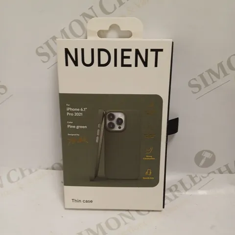 BOXED SEALED NUDIENT THIN PRECISE V3 IPHONE 13 PRO COVER PINE GREEN