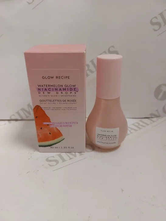 GLOW RECIPE WATERMELON GLOW NIACINAMIDE DEW DROPS - 40ML