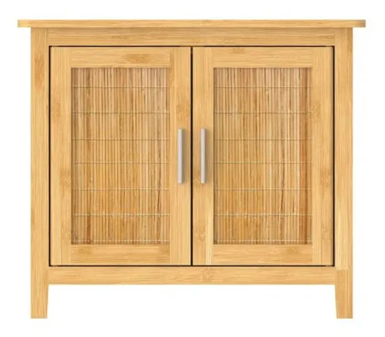 BOXED BAMBOO WASH BASIN CABINET (1 BOX)