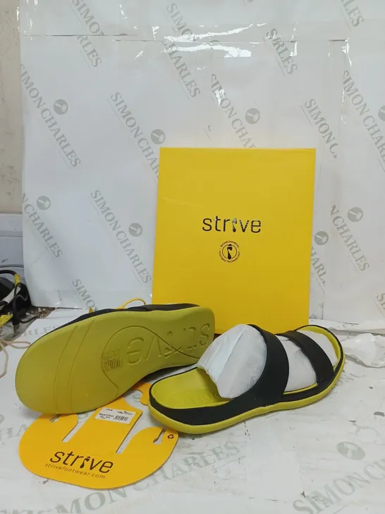 STRIVE LEATHER STAP SANDALS SIZE 7