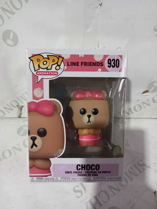 FUNKO POP ANIMATION LINE FRIENDS 930 CHOCO VINYL FIGURE