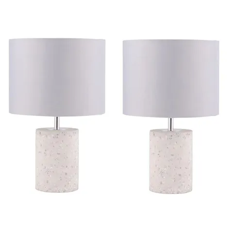 2 X BOXED WYATTS 32cm TABLE LAMPS (1 BOX)