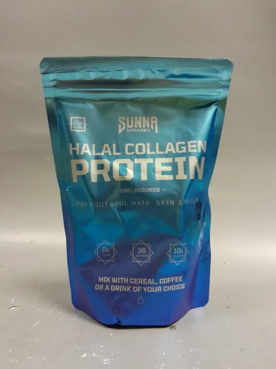 SEALED SUNNA HALAL COLLAGEN PROTEIN - UNFLAVOURED - 250G 