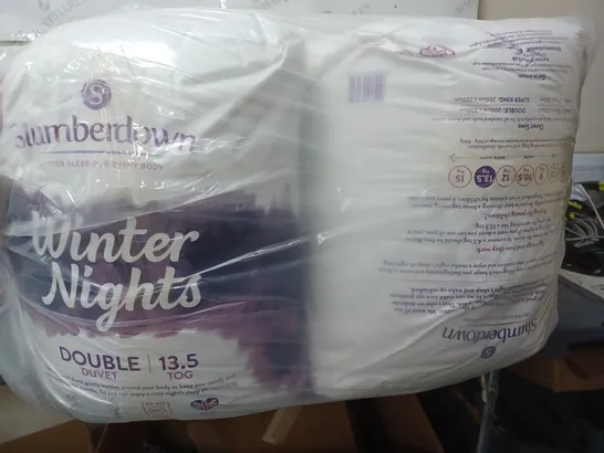 SLUMBERDOWN SET OF 4 WINTER NIGHTS 13.5 TOG DOUBLE DUVETS