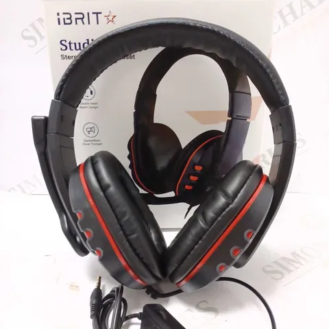 LOT OF 2 IBRIT STUDIO NC GAMING HEADSETS