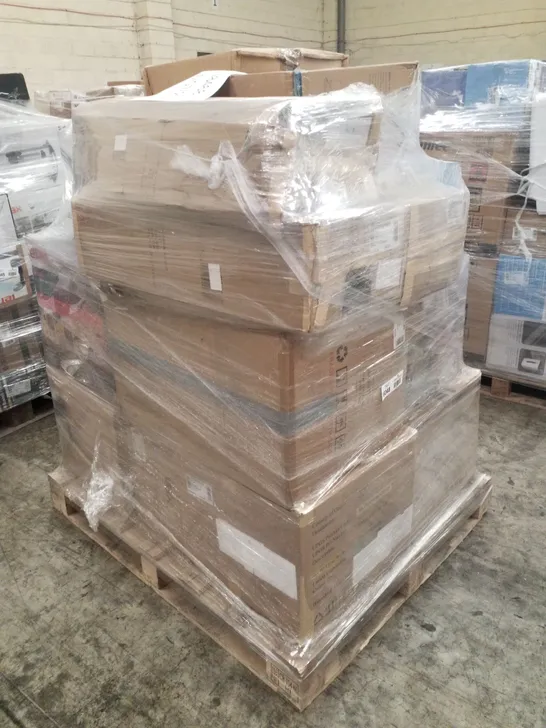 PALLET OF APPROXIMATELY 19 UNPROCESSED RAW RETURN HOUSEHOLD AND ELECTRICAL GOODS TO INCLUDE;