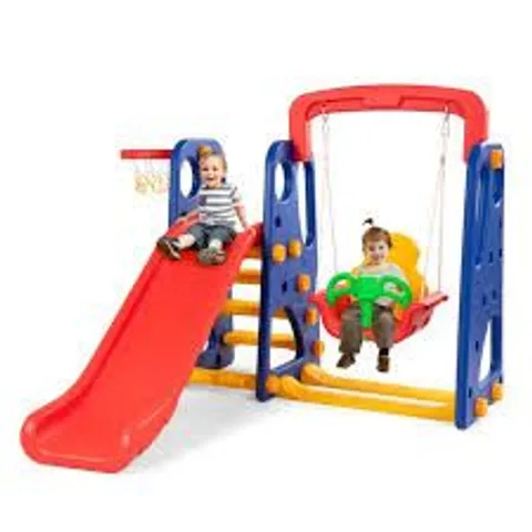 BOXED COSTWAY 3-IN-1 JUNIOR CHILDREN CLIMBER SLIDE PLAYSET (2 BOXES)