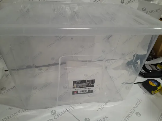 CRYSTAL 80L BOX AND LID 