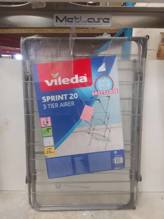 PACKAGED VILEDA SPRINT 20 3 TIER AIRER 