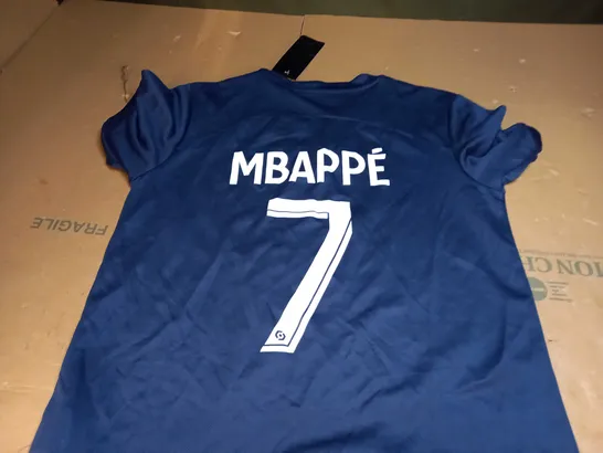 PSG `MBAPPE` FOOTBALL TSHIRT - SIZE S