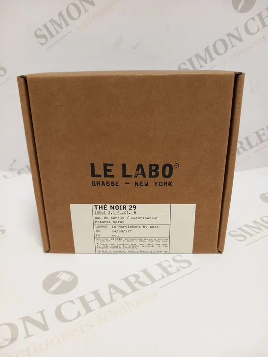 BOXED AND SEALED LE LABO GRASSE NEW YORK THE NOIR 29 EAU DE PARFUM 100ML