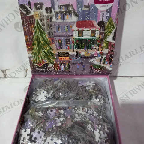 GALISON CHRISTMAS SQUARE 1000 PIECE JIGSAW PUZZLE