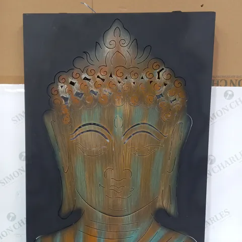 INNOVATORS SOLAR LED PEACEFUL BUDDHA WALL DECOR