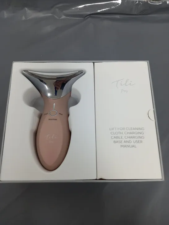 BOXED TILI PRO LED ANTI-AGEING HOT & COLD FACIAL TONING DEVICE