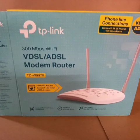 BOXED TP-LINK VDSL/ADSL MODEM ROUTER - TD-W9970