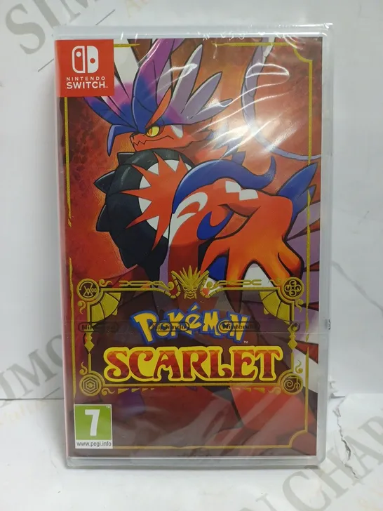 SEALED NINTENDO SWITCH POKEMON SCARLET GAME