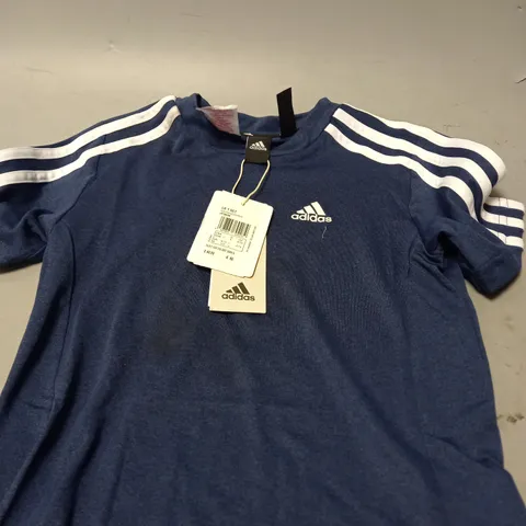 ADIDAS LK TSHIRT IN NAVY - UK 6-7 YEARS