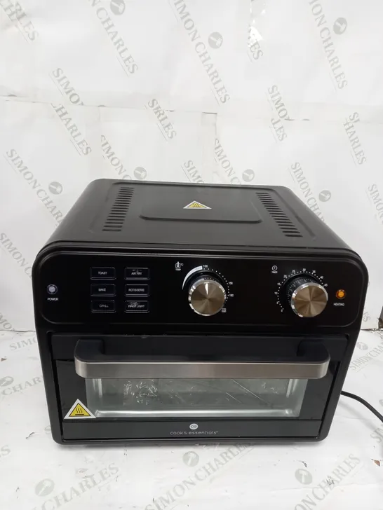 BOXED COOK'S ESSENTIAL 21-LITRE AIRFRYER OVEN IN BLACK