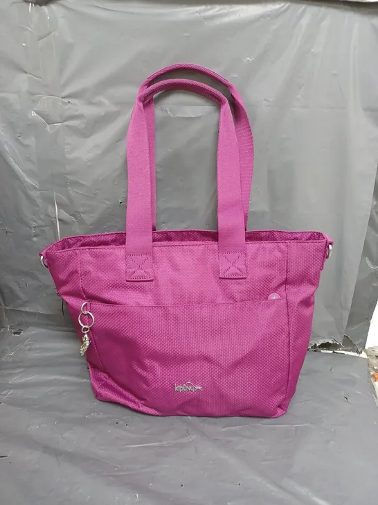 KIPLING FUCHSIA ELENA HONEYCOB SHOULDER BAG