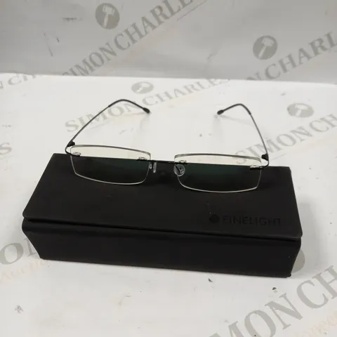 FINELIGHT RIMLESS FLEXIBLE PRESCRIPTION GLASSES 