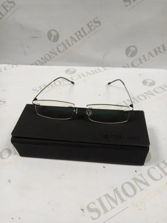 FINELIGHT RIMLESS FLEXIBLE PRESCRIPTION GLASSES 