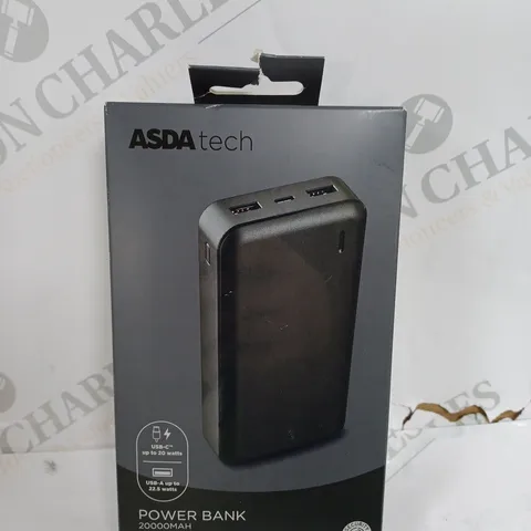 BOXED SEALED POWER BANK 20000MAH IN BLACK