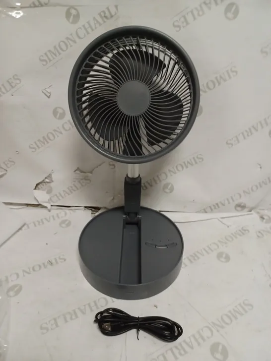 BELL & HOWELL RECHARGEABLE EXTENDABLE DESK & FLOOR FAN