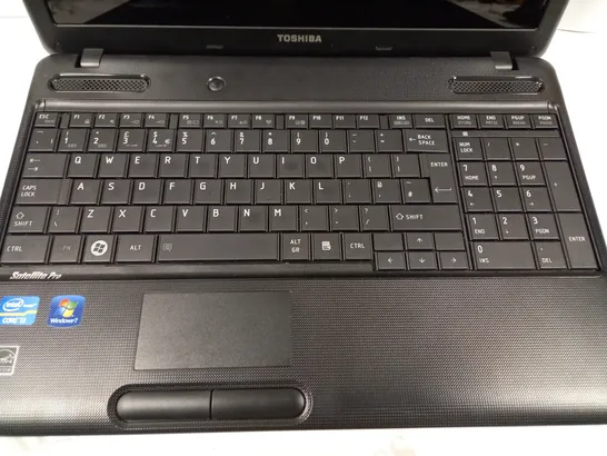 TOSHIBA SATELLITE PRO C660 LAPTOP IN BLACK